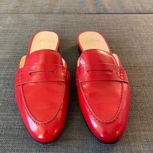 Super cute Leather J.Crew Slides